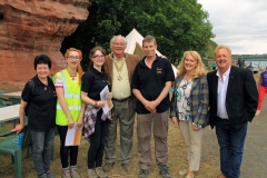 Members of SWACS with Jim Leishman, Provost of Fife