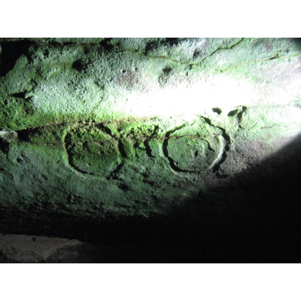 Pictish Double Disc in Sliding Cave